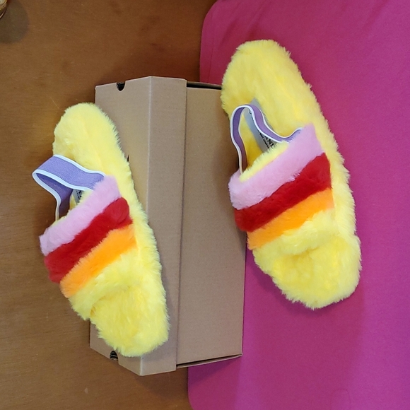 Womens Open-Toe Slingback Slippers - Picture 3 of 11